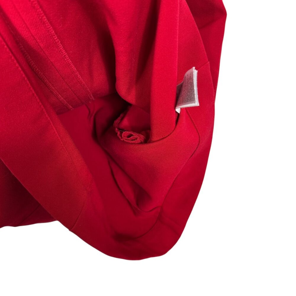 GAP Shift Dress XS Red V Neck Pockets Valentines Business Casual Sleeveless - Picture 8 of 11